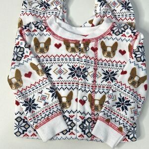 PJ Salvage Baby 3-6 mo Fleece Dog Outfit